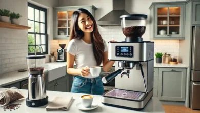 automatic espresso machine with grinder