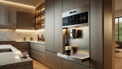 miele coffee machine built in